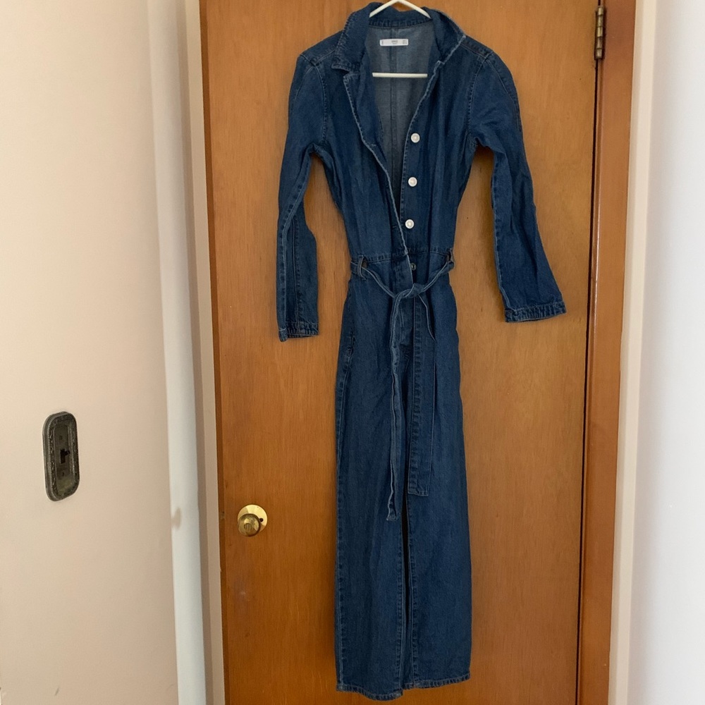 Mango Denim Jumpsuit